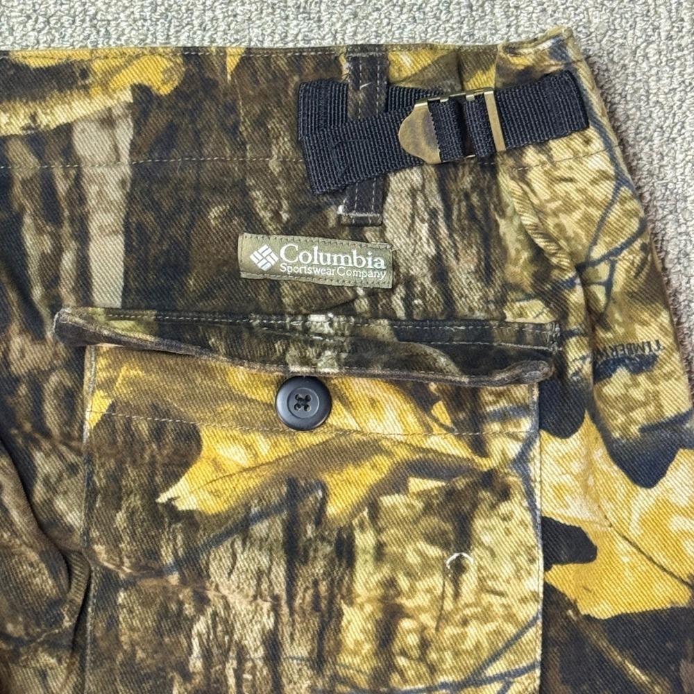 Columbia Camo Cargo Pants Mens 40x32 Hunting Outdoor Tactical Utility Workwear - Picture 6 of 11